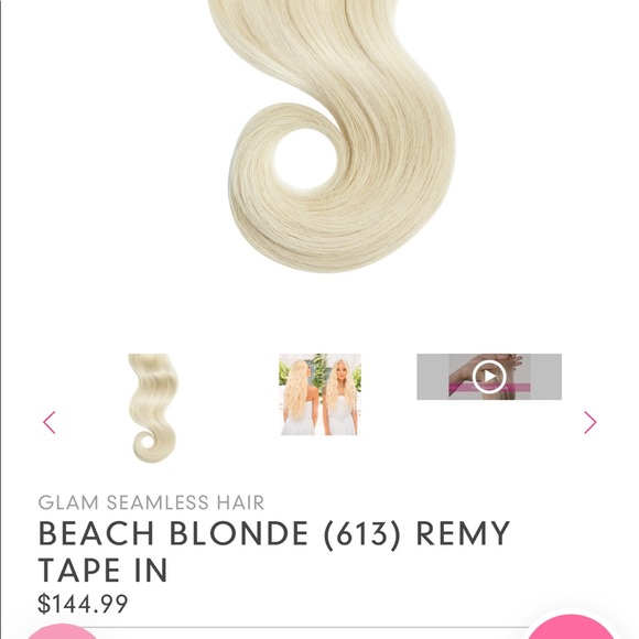 glam seamless Accessories Tape In Hair Extensions Glam Seamless 2